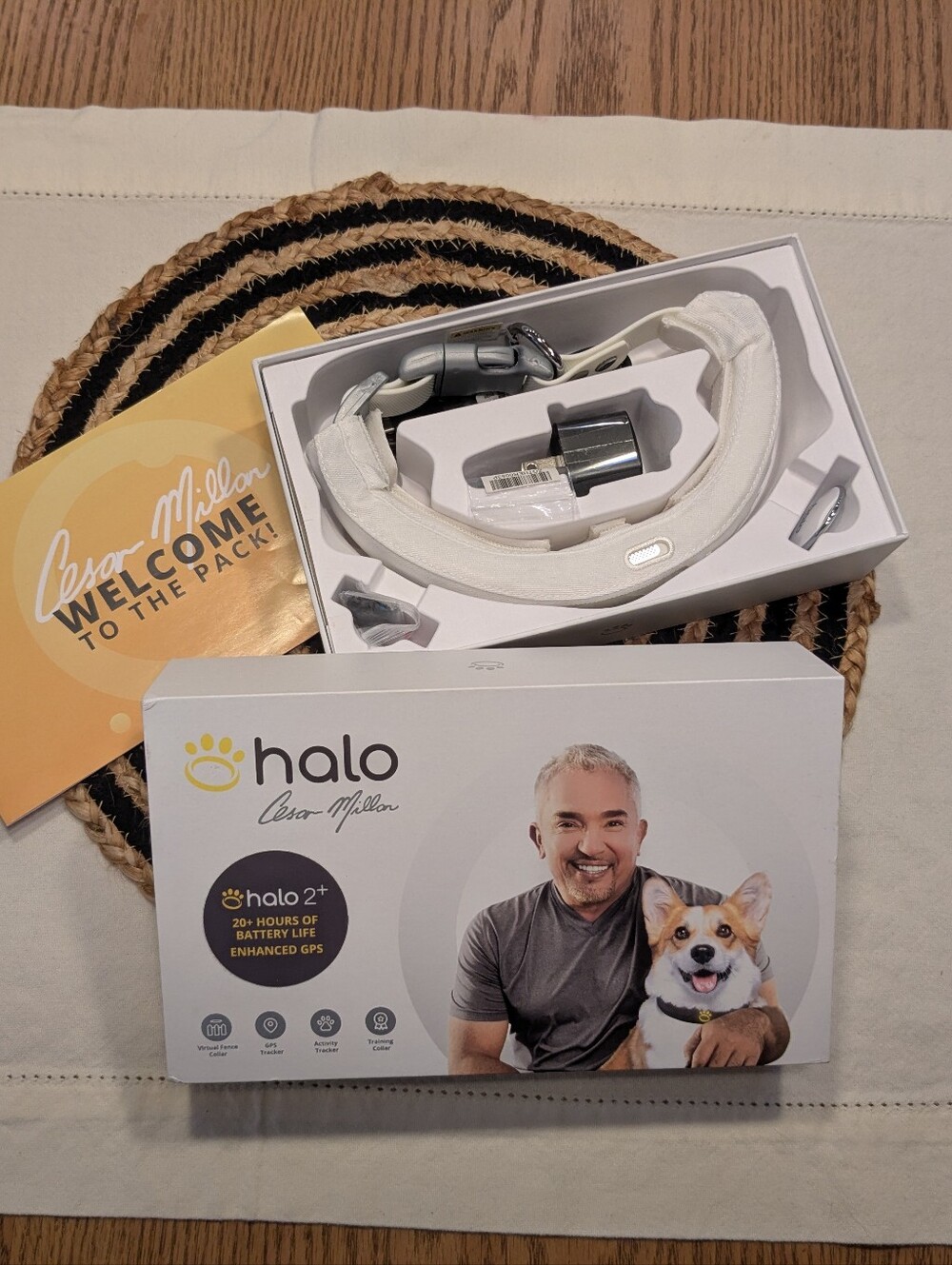 New In Box: Halo 2+ Dog Collar GPS & Training Collar - White